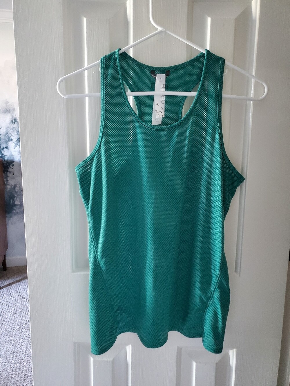 Oiselle Flyout Racerback Tank, Green (6)